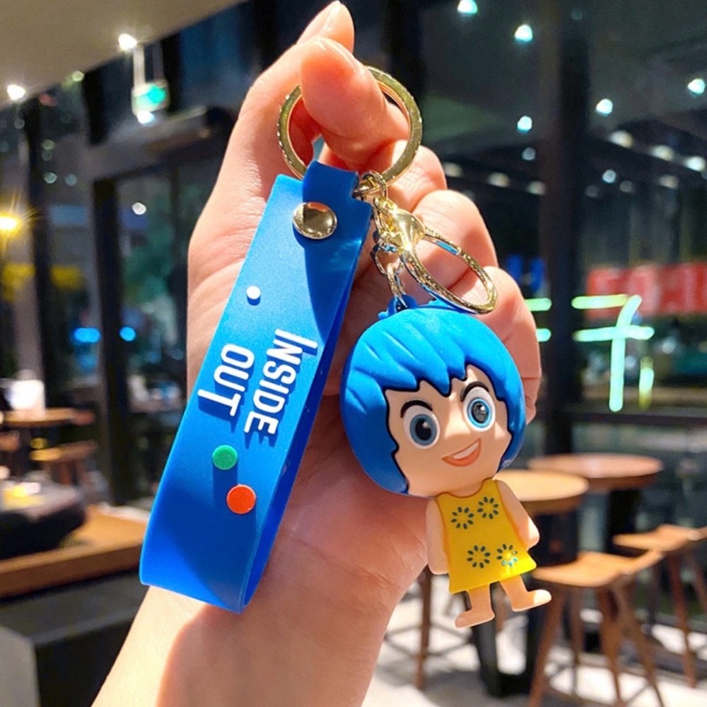 Joy Keychain with Blue Strap